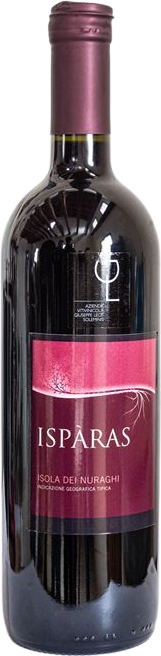 Bottiglia vino rosso Ispàras Carignano Isola Dei Nuraghi IGT Cantina Lecis